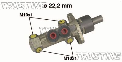 PF180 TRUSTING Главный тормозной цилиндр