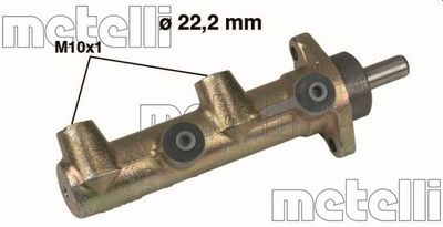 050238 METELLI Главный тормозной цилиндр