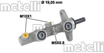 050813 METELLI Главный тормозной цилиндр