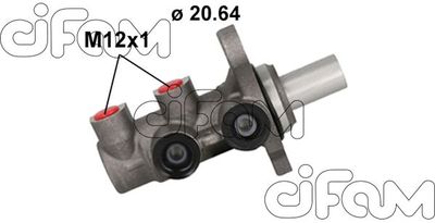 202897 CIFAM Главный тормозной цилиндр