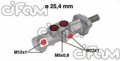 202756 CIFAM Главный тормозной цилиндр