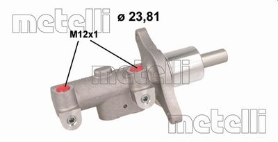 051137 METELLI Главный тормозной цилиндр