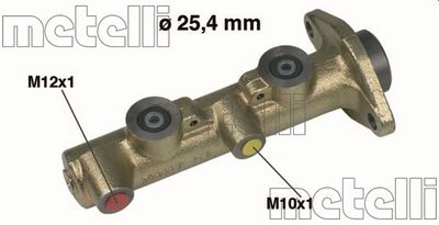 050389 METELLI Главный тормозной цилиндр