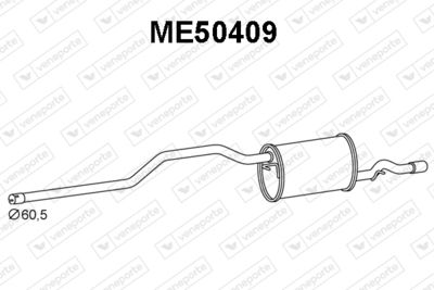 ME50409 VENEPORTE Глушитель выхлопных газов конечный