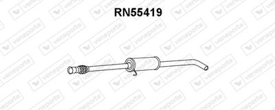 RN55419 VENEPORTE Средний глушитель выхлопных газов