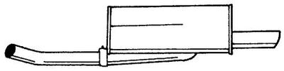 12632 SIGAM Глушитель выхлопных газов конечный