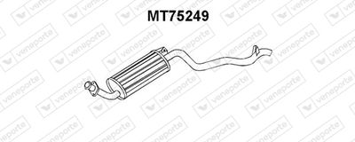 MT75249 VENEPORTE Глушитель выхлопных газов конечный