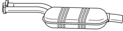 35449 SIGAM Средний глушитель выхлопных газов