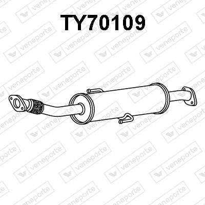 TY70109 VENEPORTE Предглушитель выхлопных газов