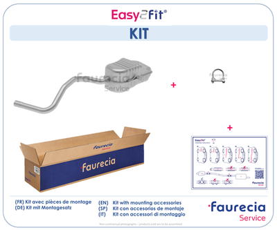 FS55370 Faurecia Глушитель выхлопных газов конечный