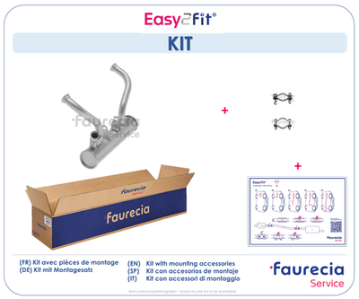 FS15663 Faurecia Предглушитель выхлопных газов