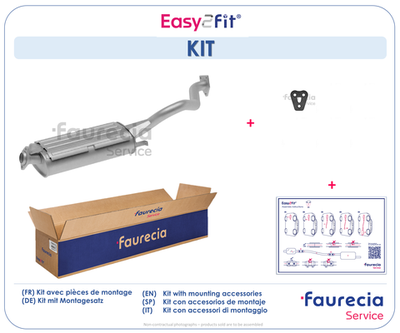 FS75236 Faurecia Глушитель выхлопных газов конечный