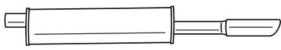 40630 SIGAM Глушитель выхлопных газов конечный
