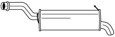 66603 SIGAM Глушитель выхлопных газов конечный