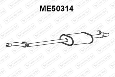 ME50314 VENEPORTE Средний глушитель выхлопных газов