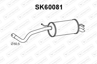 SK60081 VENEPORTE Глушитель выхлопных газов конечный