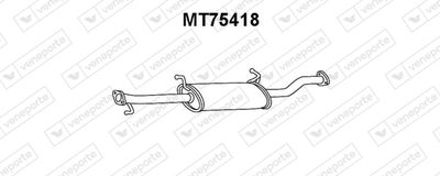 MT75418 VENEPORTE Предглушитель выхлопных газов