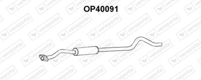 OP40091 VENEPORTE Предглушитель выхлопных газов