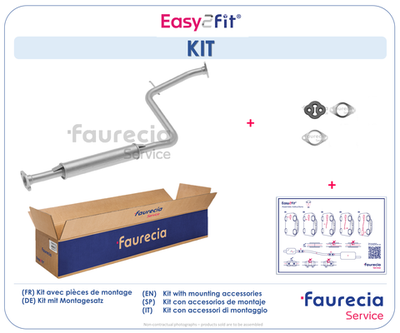 FS47093 Faurecia Предглушитель выхлопных газов