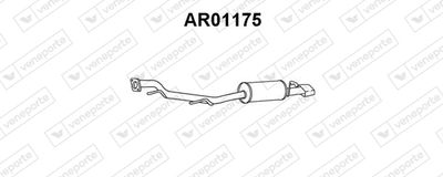 AR01175 VENEPORTE Глушитель выхлопных газов конечный