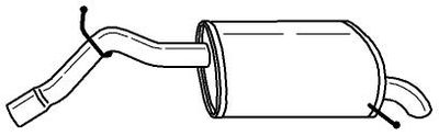 46621 SIGAM Глушитель выхлопных газов конечный