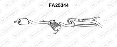 FA25344 VENEPORTE Глушитель выхлопных газов конечный