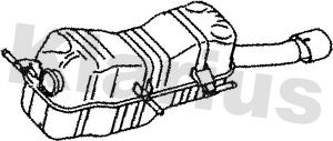 210979 KLARIUS Глушитель выхлопных газов конечный