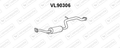 VL90306 VENEPORTE Предглушитель выхлопных газов