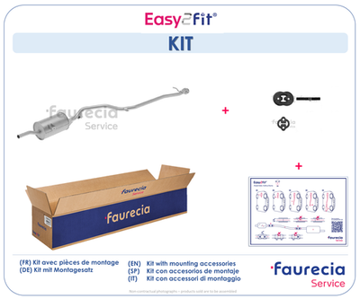 FS27004 Faurecia Глушитель выхлопных газов конечный