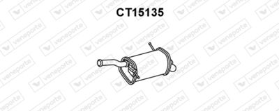 CT15135 VENEPORTE Глушитель выхлопных газов конечный