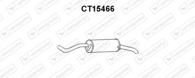 CT15466 VENEPORTE Глушитель выхлопных газов конечный