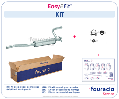 FS01007 Faurecia Глушитель выхлопных газов конечный