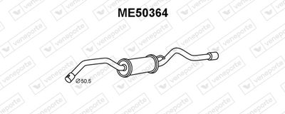 ME50364 VENEPORTE Глушитель выхлопных газов конечный