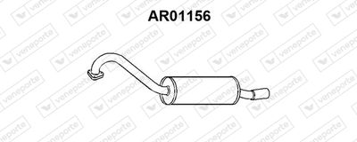 AR01156 VENEPORTE Глушитель выхлопных газов конечный