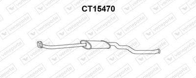 CT15470 VENEPORTE Предглушитель выхлопных газов