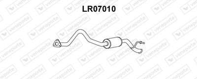 LR07010 VENEPORTE Глушитель выхлопных газов конечный