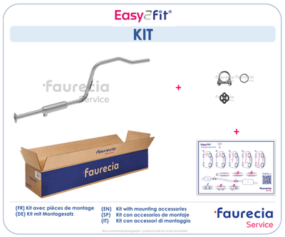 FS67136 Faurecia Предглушитель выхлопных газов