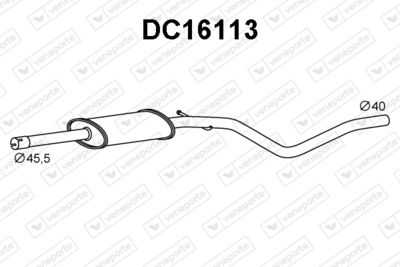 DC16113 VENEPORTE Предглушитель выхлопных газов