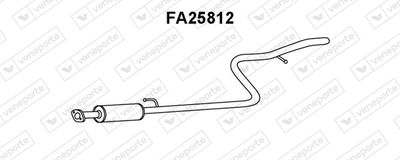 FA25812 VENEPORTE Предглушитель выхлопных газов