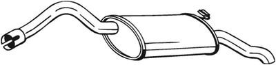 220659 KLOKKERHOLM Глушитель выхлопных газов конечный