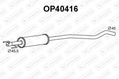 OP40416 VENEPORTE Предглушитель выхлопных газов