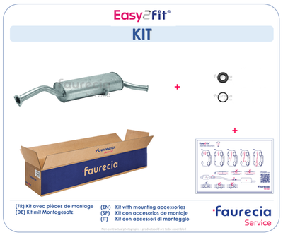 FS25216 Faurecia Глушитель выхлопных газов конечный