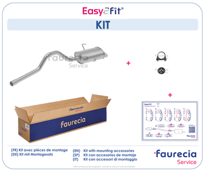 FS55653 Faurecia Глушитель выхлопных газов конечный