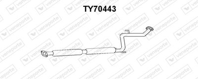 TY70443 VENEPORTE Предглушитель выхлопных газов