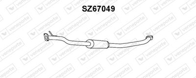 SZ67049 VENEPORTE Предглушитель выхлопных газов