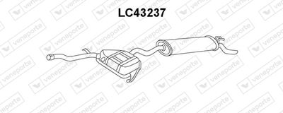 LC43237 VENEPORTE Глушитель выхлопных газов конечный