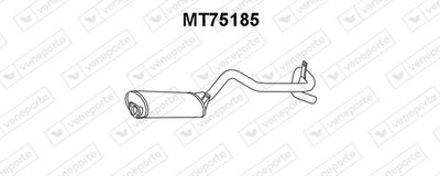 MT75185 VENEPORTE Глушитель выхлопных газов конечный