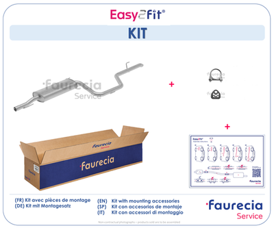 FS50316 Faurecia Глушитель выхлопных газов конечный