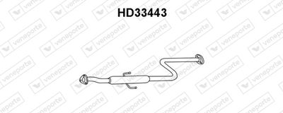 HD33443 VENEPORTE Предглушитель выхлопных газов