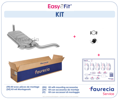 FS55305 Faurecia Глушитель выхлопных газов конечный